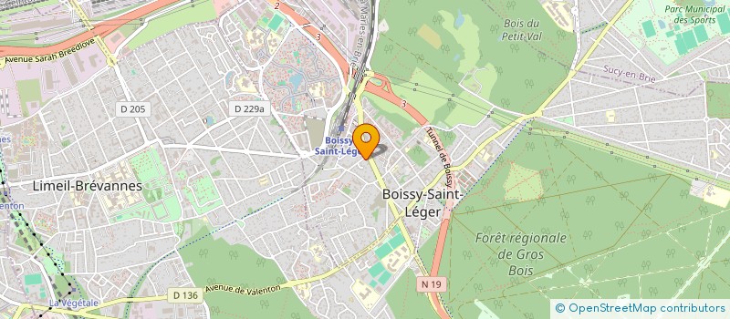 localisation de l'entreprise MADAME JOHANNA ARBAOUI LEFEBVRE à BOISSY-SAINT-LEGER