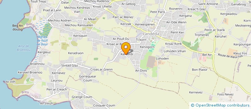 localisation de l'entreprise MADAME JOHANNA BALLE  LANDEDA