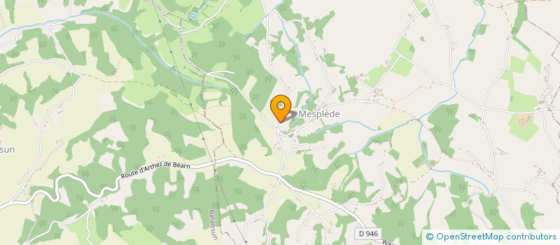 localisation de l'entreprise MADAME JOHANNA BARTET  MESPLEDE