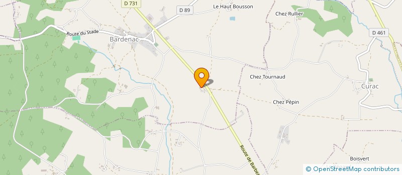 localisation de l'entreprise MADAME JOHANNA BEASLEY  RIOUX-MARTIN