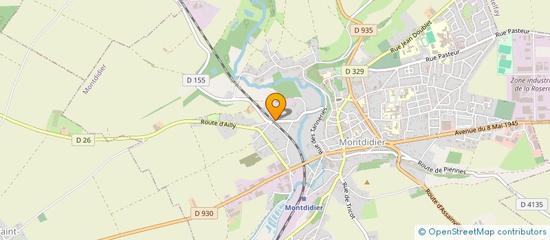 localisation de l'entreprise MADAME JOHANNA BEAUCARNY  MONTDIDIER