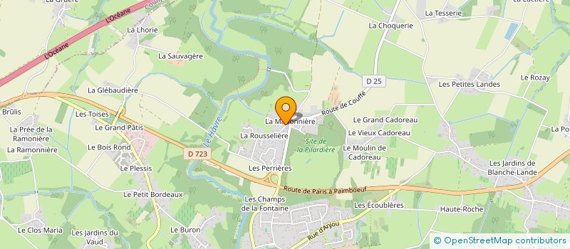 localisation de l'entreprise MADAME JOHANNA BECHEREAU à CLISSON