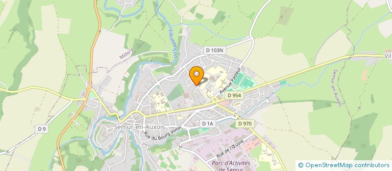 localisation de l'entreprise MADAME JOHANNA BELILTY  SEMUR-EN-AUXOIS