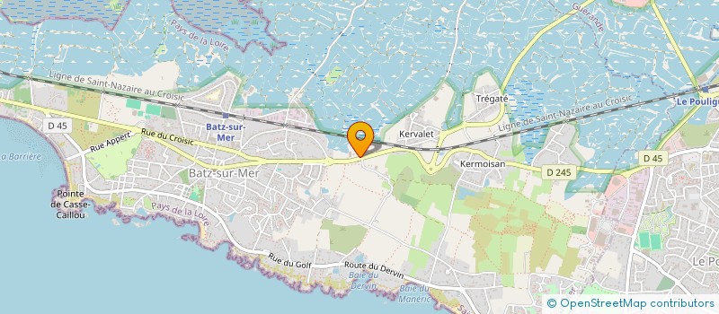 localisation de l'entreprise MADAME JOHANNA BELLANGER  BATZ-SUR-MER