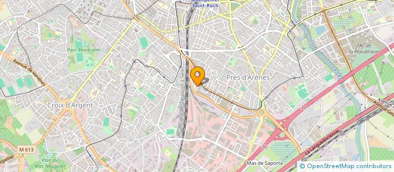 localisation de l'entreprise MADAME JOHANNA BENARDAIS MASSEE à MONTPELLIER