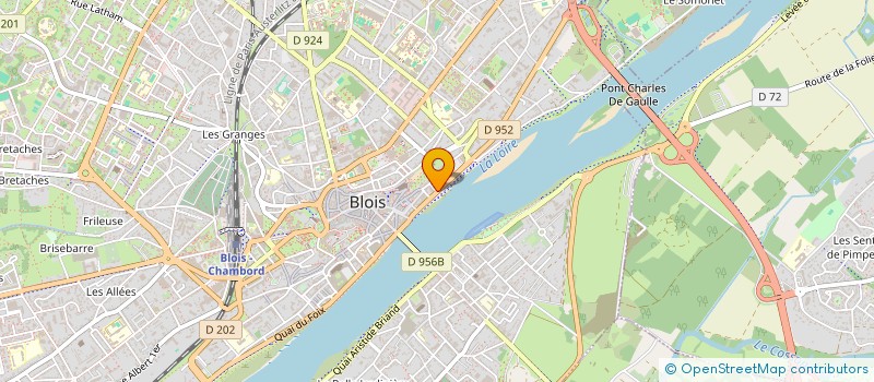 localisation de l'entreprise MADAME JOHANNA BERTHOME  BLOIS