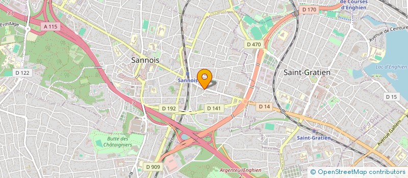 localisation de l'entreprise MADAME JOHANNA BERTRAND  TAVERNY