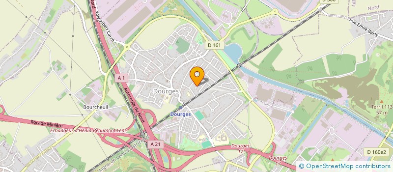 localisation de l'entreprise MADAME JOHANNA BOGDANSKI  DOURGES