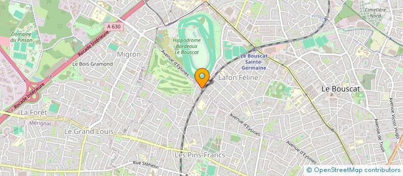 localisation de l'entreprise MADAME JOHANNA BORSATO  LE BOUSCAT