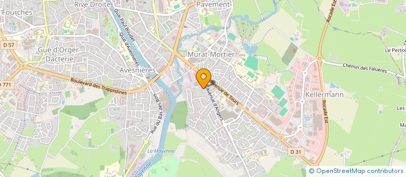 localisation de l'entreprise MADAME JOHANNA BOUTOUX à LAVAL