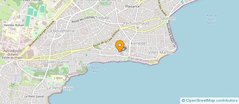 localisation de l'entreprise MADAME JOHANNA BROCHARD  SAINT-NAZAIRE