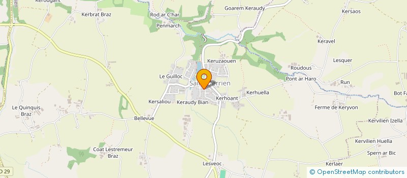 localisation de l'entreprise MADAME JOHANNA CADEC  SAINT-DERRIEN