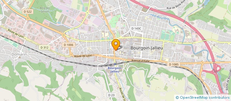 localisation de l'entreprise MADAME JOHANNA CANLER à BOURGOIN-JALLIEU