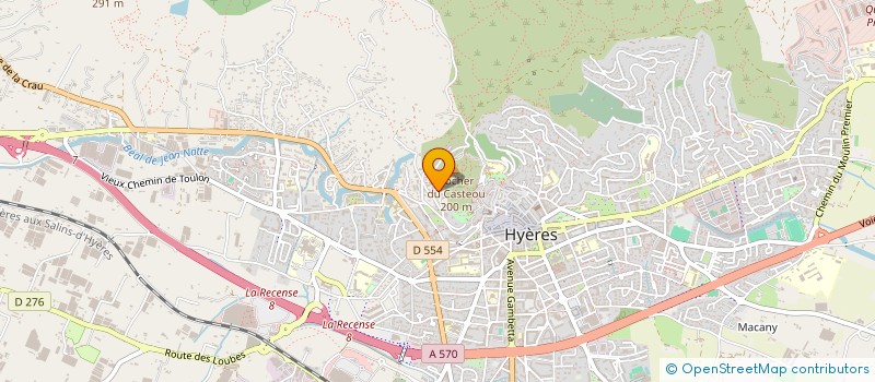 localisation de l'entreprise MADAME JOHANNA CARDUCCIO  HYERES