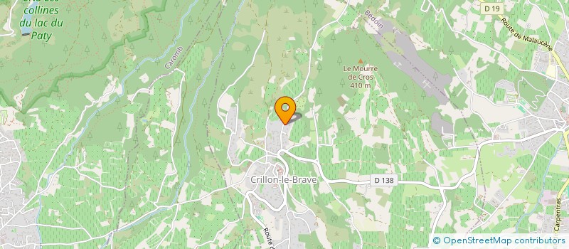 localisation de l'entreprise MADAME JOHANNA CHACON  CRILLON-LE-BRAVE