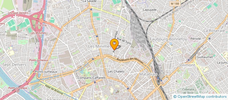 localisation de l'entreprise MADAME JOHANNA CHAIF  TOULOUSE