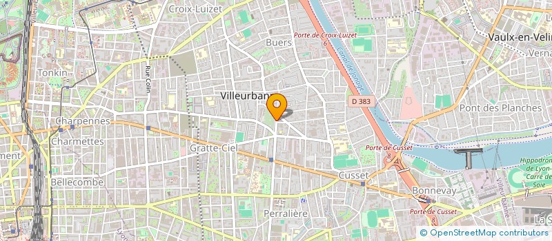 localisation de l'entreprise MADAME JOHANNA CHARITOPOULOS à VILLEURBANNE