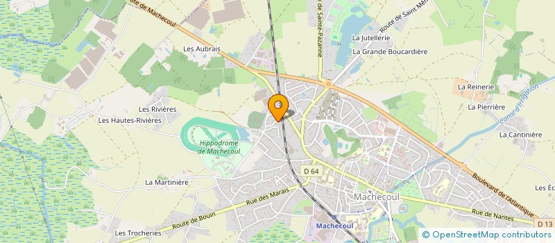 localisation de l'entreprise MADAME JOHANNA CHARRIER  MACHECOUL-SAINT-MEME