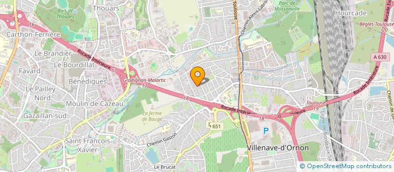 localisation de l'entreprise MADAME JOHANNA CHARTOUNI  VILLENAVE-D'ORNON