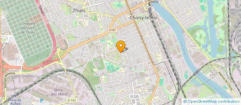 localisation de l'entreprise MADAME JOHANNA CHOUIT  THIAIS