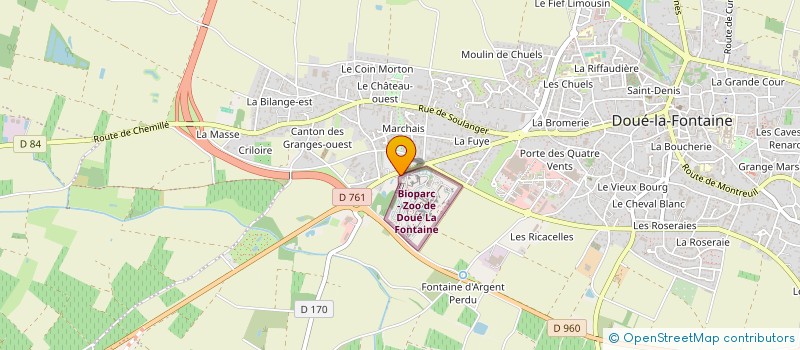 localisation de l'entreprise MADAME JOHANNA CONSTANT à DOUE-EN-ANJOU