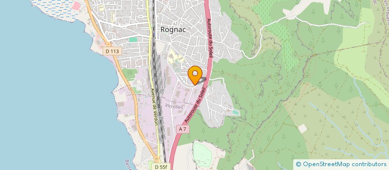 localisation de l'entreprise MADAME JOHANNA CORTESE  ROGNAC