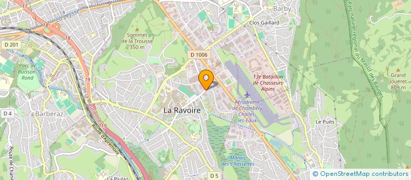 localisation de l'entreprise MADAME JOHANNA COSTA  LA RAVOIRE