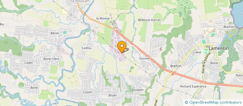 localisation de l'entreprise MADAME JOHANNA COUCHY  LAMENTIN