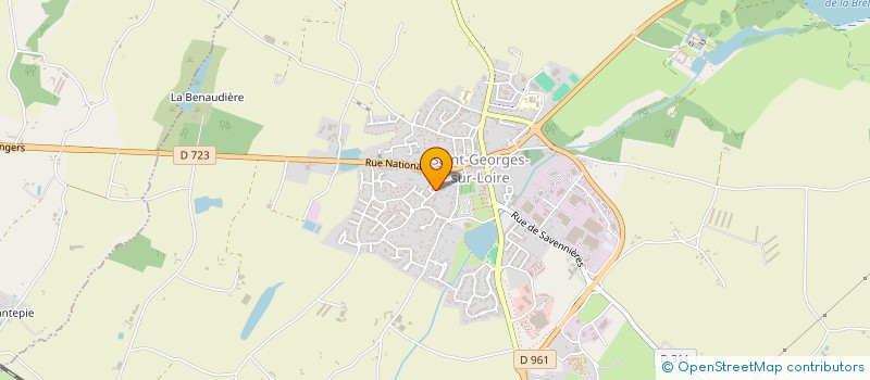 localisation de l'entreprise MADAME JOHANNA COURAUDON  SAINT-GEORGES-SUR-LOIRE