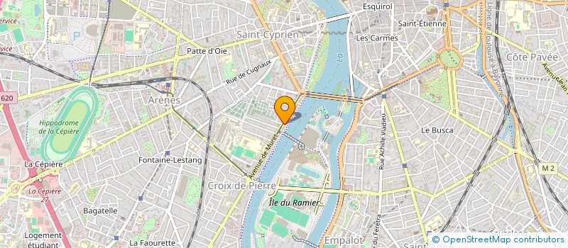 localisation de l'entreprise MADAME JOHANNA DA PONTE PEREIRA  TOULOUSE