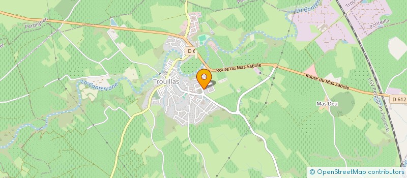 localisation de l'entreprise MADAME JOHANNA DACHICOURT  TROUILLAS