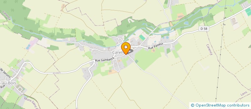 localisation de l'entreprise MADAME JOHANNA DAUCHY  CARENCY