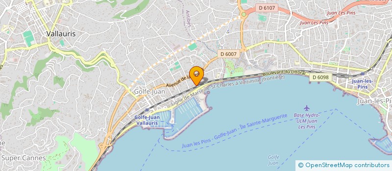 localisation de l'entreprise MADAME JOHANNA DE CASTILHO à VALLAURIS
