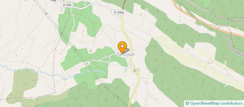 localisation de l'entreprise MADAME JOHANNA DE LA HOS  SAINT-JUST-ET-VACQUIERES