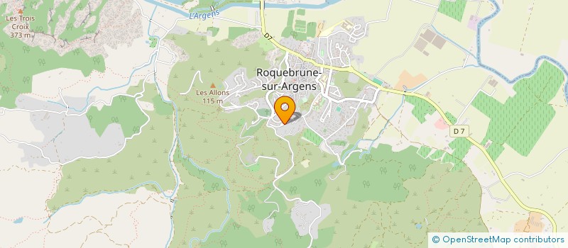 localisation de l'entreprise MADAME JOHANNA DEGENNE à ROQUEBRUNE-SUR-ARGENS