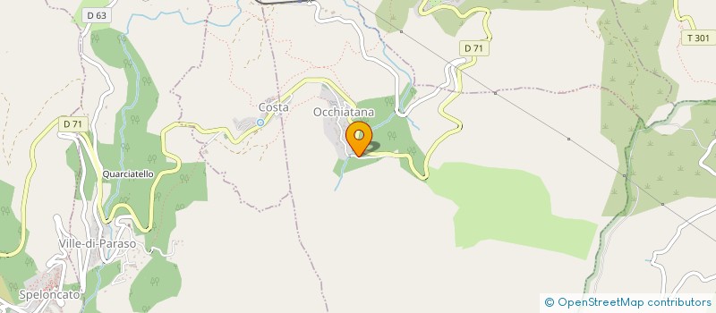 localisation de l'entreprise MADAME JOHANNA DEL OLIVEIRA SILVA à OCCHIATANA