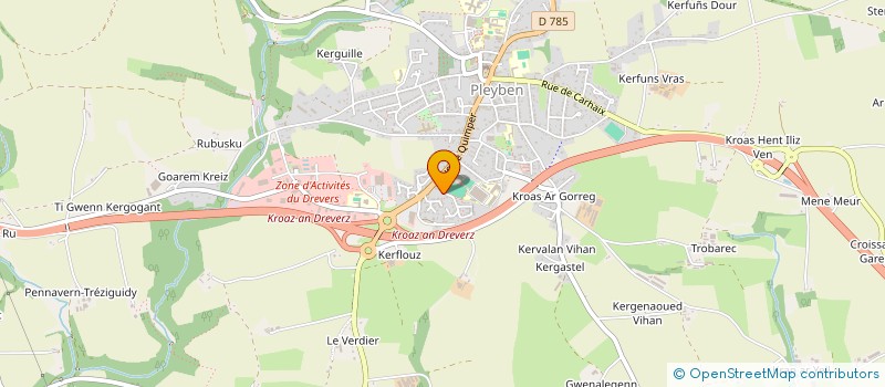 localisation de l'entreprise MADAME JOHANNA DEMEURE  PLEYBEN