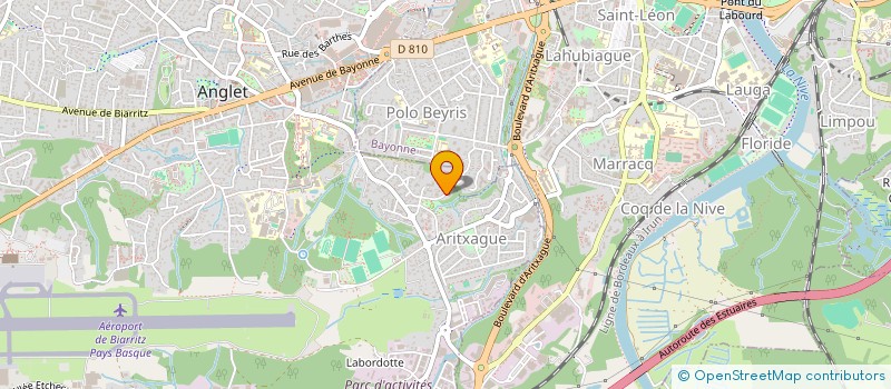 localisation de l'entreprise MADAME JOHANNA DENIS  ANGLET