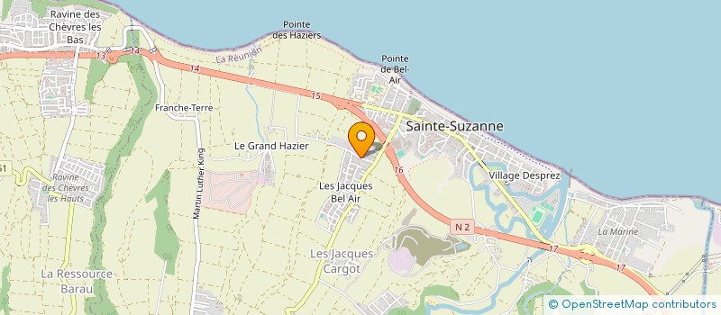 localisation de l'entreprise MADAME JOHANNA DIJOUX à SAINTE-SUZANNE