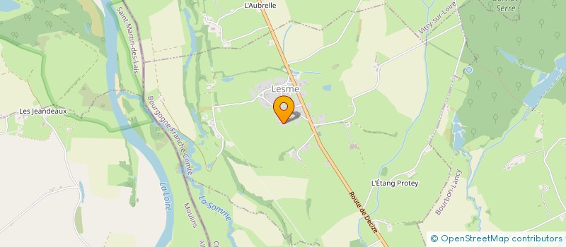 localisation de l'entreprise MADAME JOHANNA DODARD  LESME