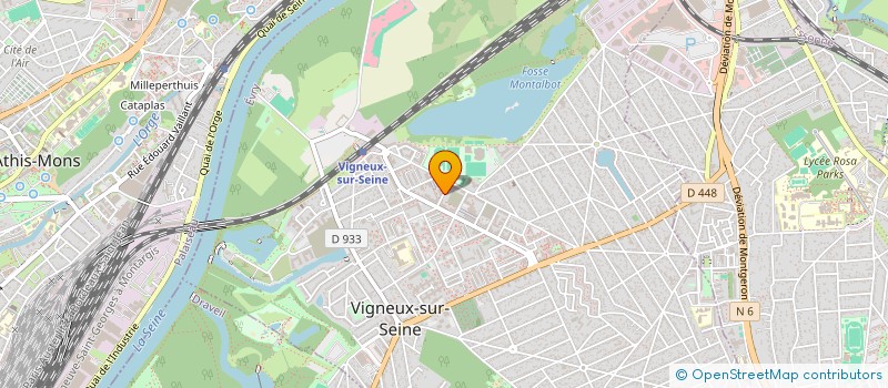 localisation de l'entreprise MADAME JOHANNA DOS SANTOS à VIGNEUX-SUR-SEINE