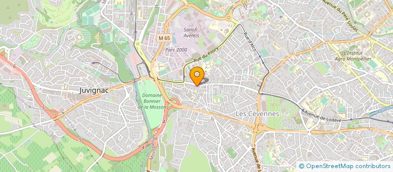 localisation de l'entreprise MADAME JOHANNA DUMONT à MONTPELLIER