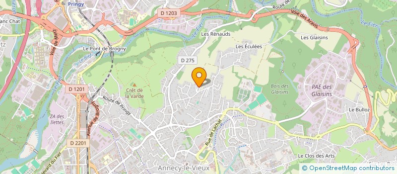 localisation de l'entreprise MADAME JOHANNA DURET  ANNECY