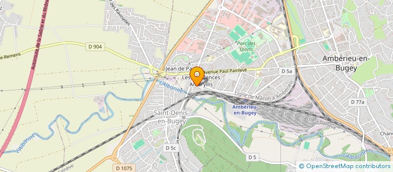 localisation de l'entreprise MADAME JOHANNA EDMOND  AMBERIEU-EN-BUGEY