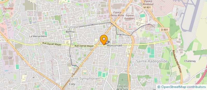 localisation de l'entreprise MADAME JOHANNA EKOULOUNG  TOURS