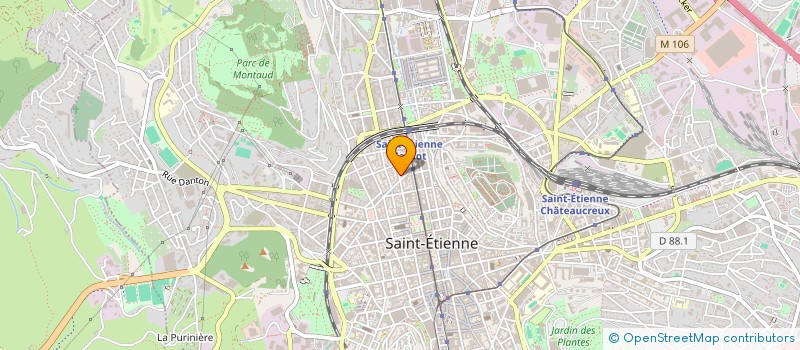 localisation de l'entreprise MADAME JOHANNA ELALOUF  SAINT-ETIENNE