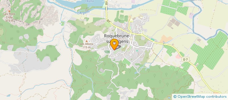 localisation de l'entreprise MADAME JOHANNA-EMILIE OBRECHT  ROQUEBRUNE-SUR-ARGENS