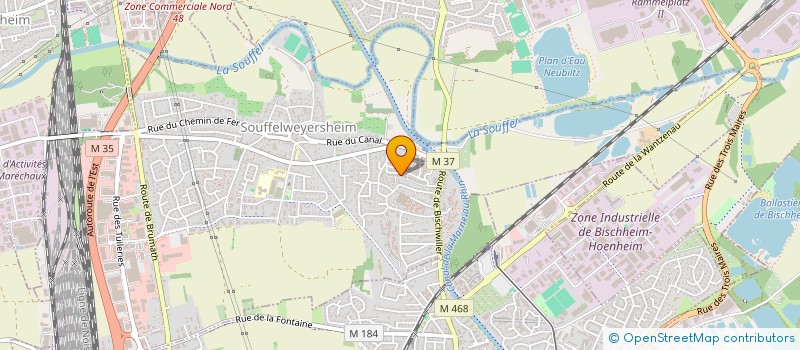 localisation de l'entreprise MADAME JOHANNA ERIKSSON  SOUFFELWEYERSHEIM