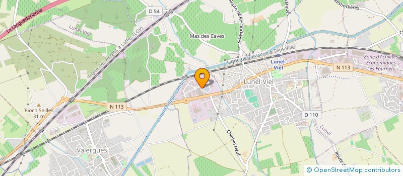 localisation de l'entreprise MADAME JOHANNA FABRER  LUNEL-VIEL