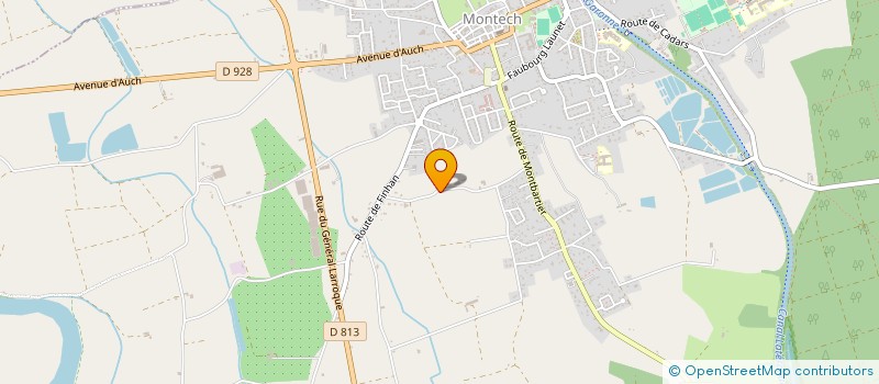 localisation de l'entreprise MADAME JOHANNA FERRARI  MONTECH